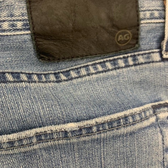AG Adriano Goldschmied Light Blue Straight Jeans - Picture 7 of 8